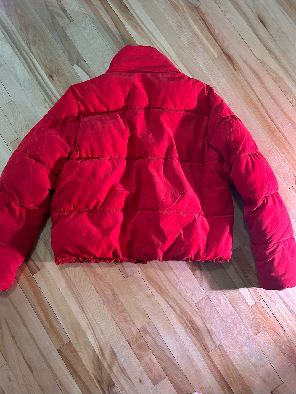 Only Red Puffer Jacket - Picture 5 of 9